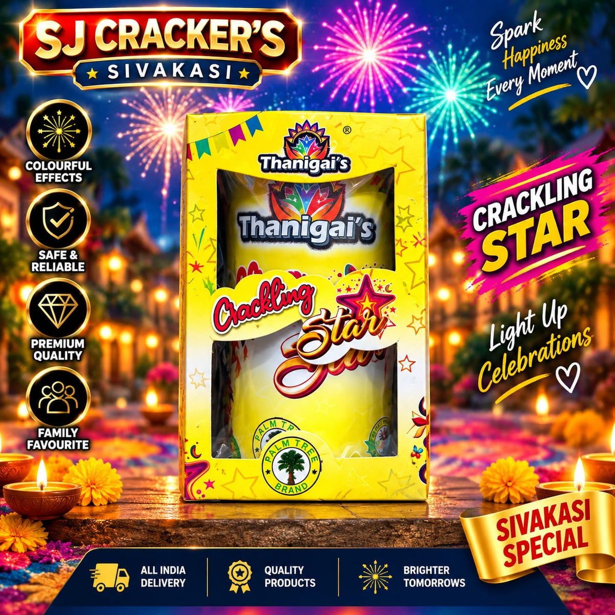 Crackling Star - Sparkler product photo
