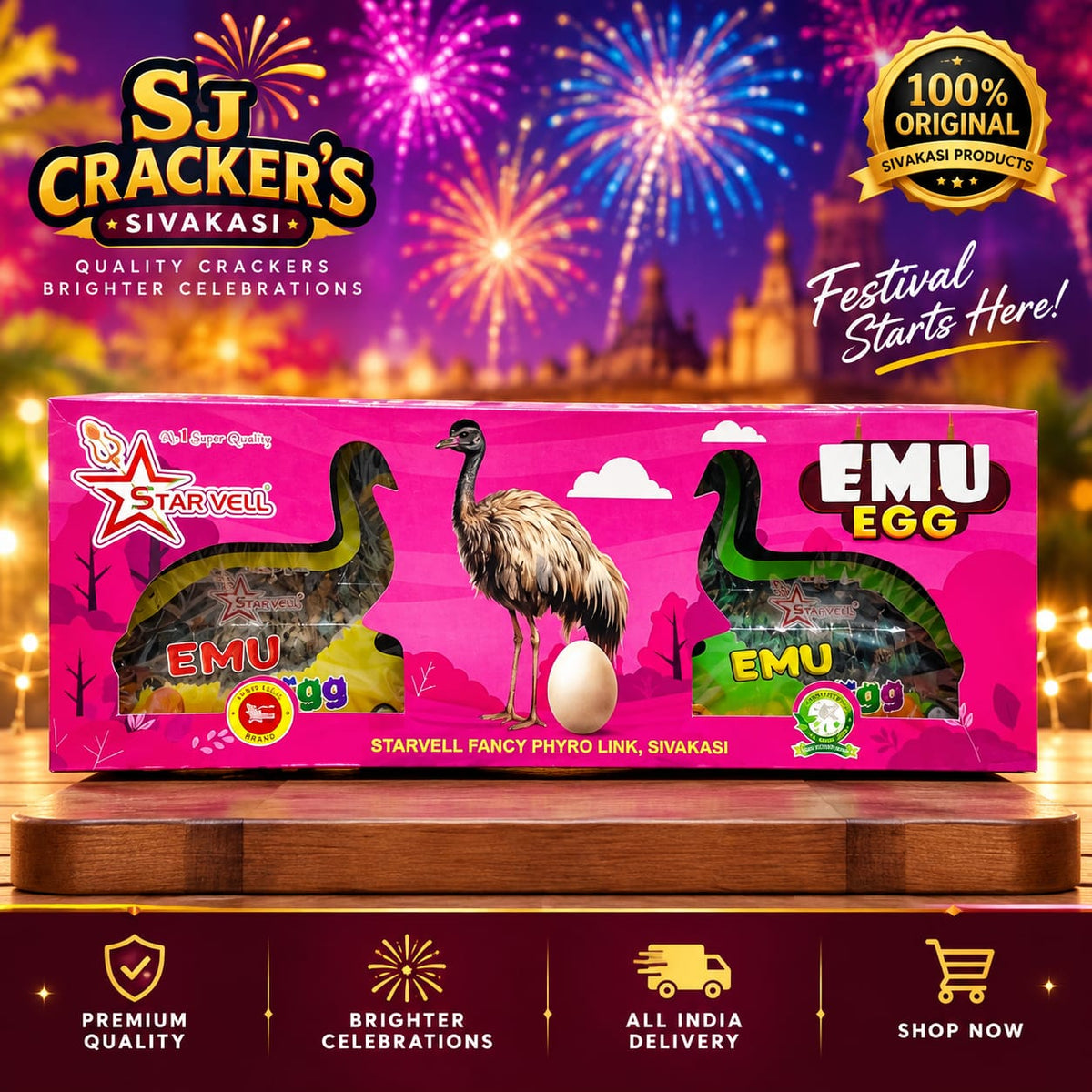 Emu Egg - Gift Box product photo